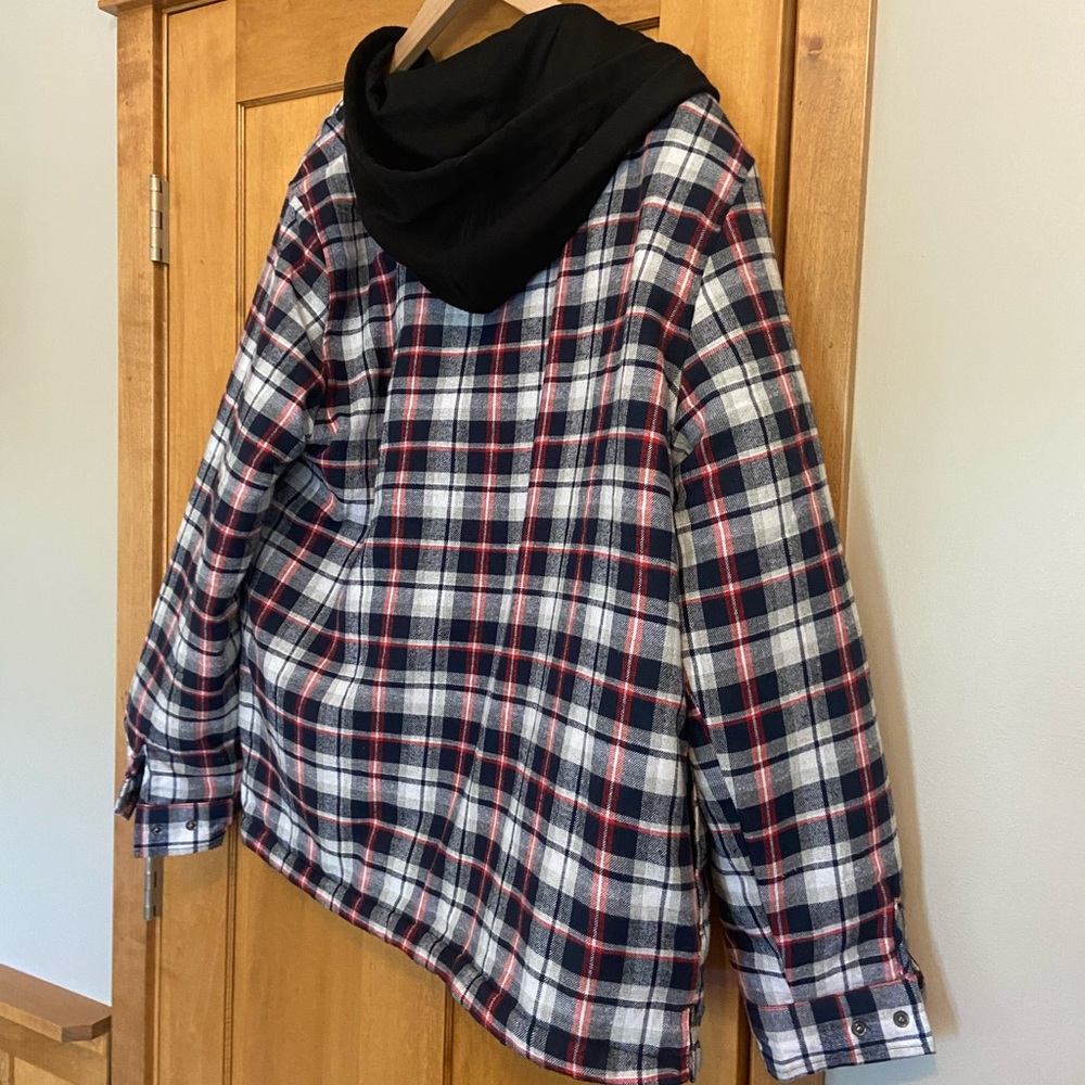Plaid Shacket - lined